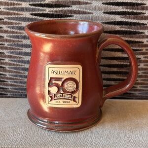 Sunset Hill Stoneware Wide Mouth Asilomar 50th Anniversary Mug 2006